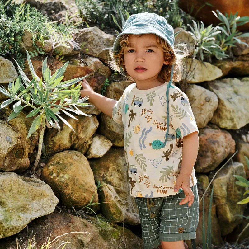 Cool Club by SMYK BEIGE COTTON T-SHIRT S/S